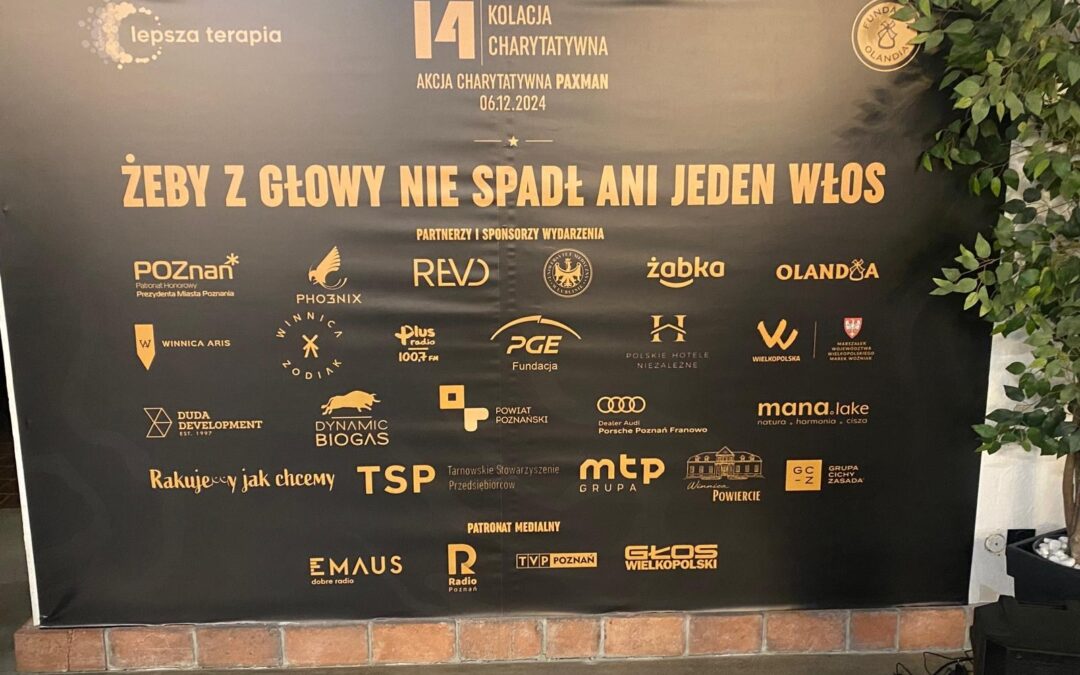 Bal charytatywny na rzecz Fundacji Lepsza Terapia i zakup urządzenia PAXMAN